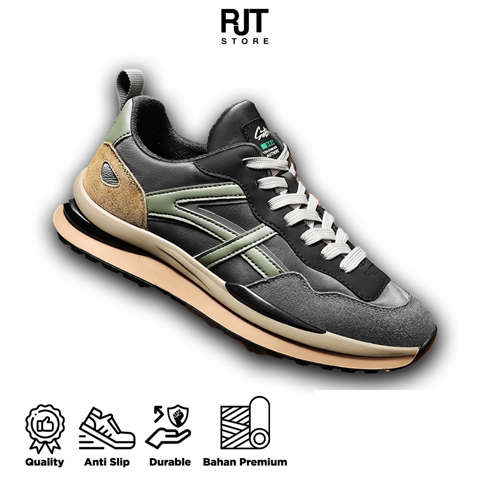 [NEW PRODUCT] Sepatu Sneaker Pria Premium - Fuccino 006 - RJT Store Sepatu Pria Sneakers Pria Trendi