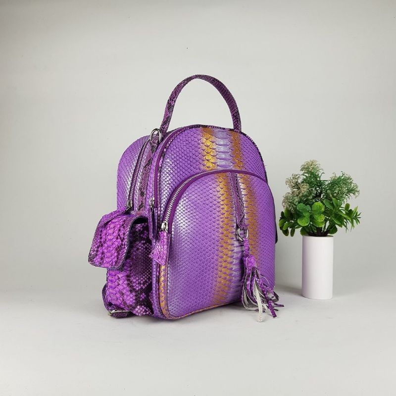 Tas Kulit Ular Piton Asli Wanita RANSEL CARGO 3IN1 ASLI PHYTON