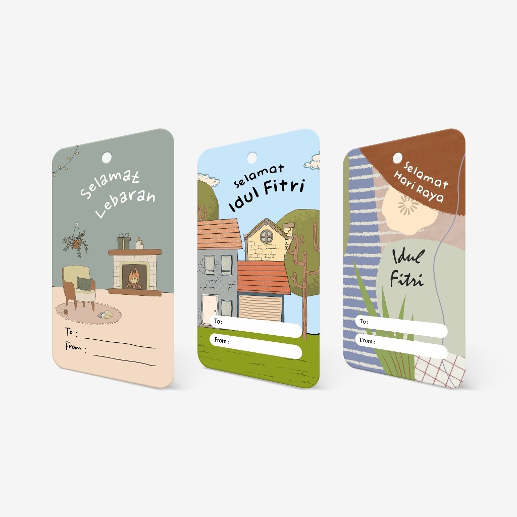 

Hangtag Rounded Edisi Lebaran #Mubarak - Hangtag Hampers | Custoom.in