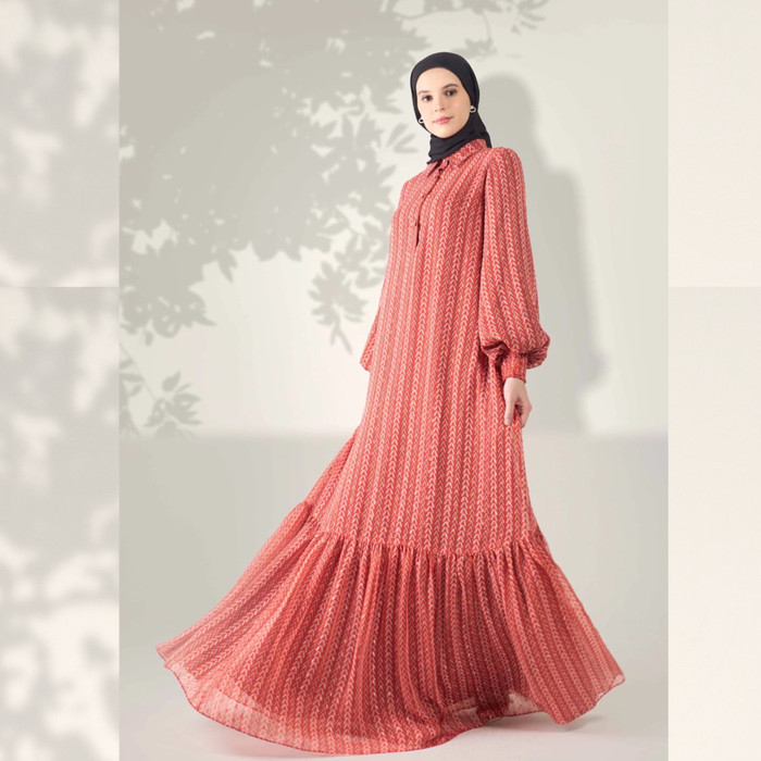 Dress Muslim Mandjha Ivan Gunawan - Devine B.Red Dress | Abaya gamis - S