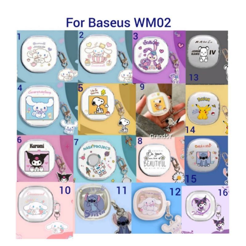 Case Baseus Bowie WM02 Casing Baseus WM02 TPU Transparan Silicone