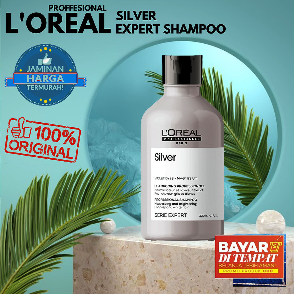 Shampoo Silver  Loreal / Loreal Shampoo Serie Expert Silver Magnesium 300ML