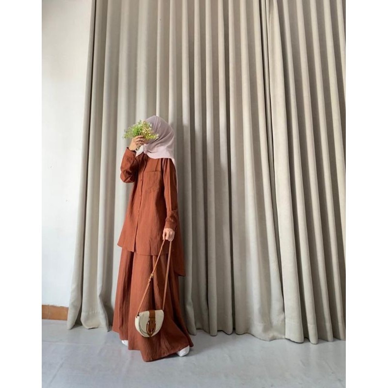 MIKKA SET ROK + TUNIK | SETELAN WANITA PREMIUM