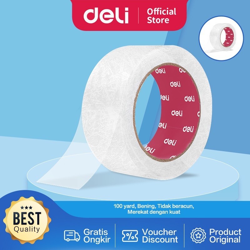 

Lakban Deli Bening 45mm x 72y Extra Strong - CA445