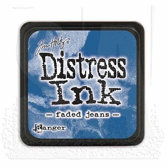 

PROMO!! -Distress ink mini faded jeans