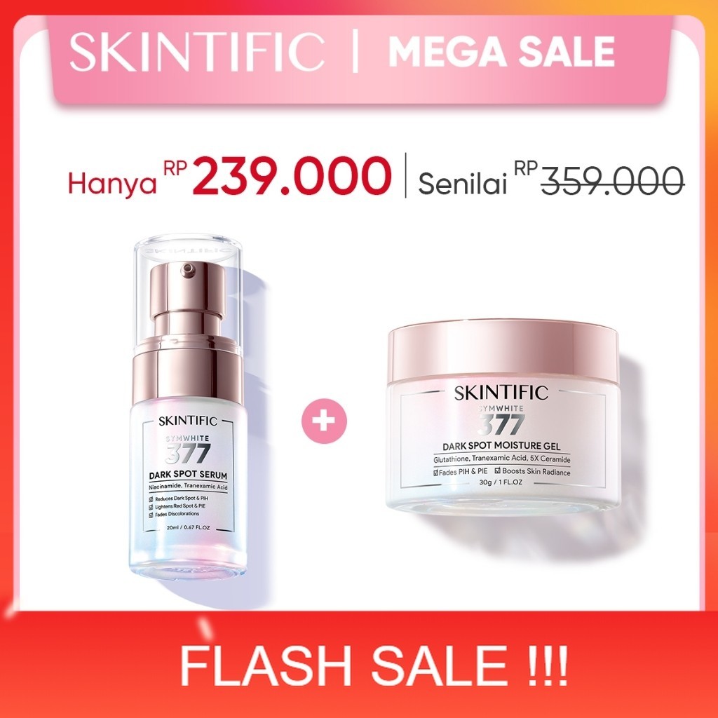 PROMO 【2PCS】SKINTIFIC 2PCS Anti-dark Spot Set/Symwhite 377 Serum + Symwhite 377 Dark Spot Moisturize