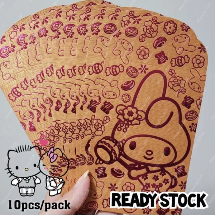 

Amplop Ampao AngPao Sanrio Original isi 10 My Melody Rose Gold