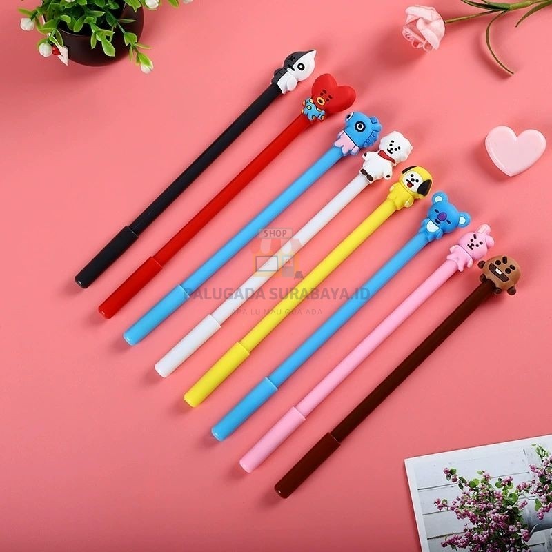

⭐ PGS ⭐Pulpen Gel Karakter Korea Lucu BT21