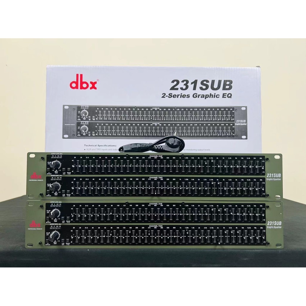 EQUALIZER DBX 231SUB / DBX 231 SUB  / DBX 231sub / DBX 231 sud    SUBWOOFER