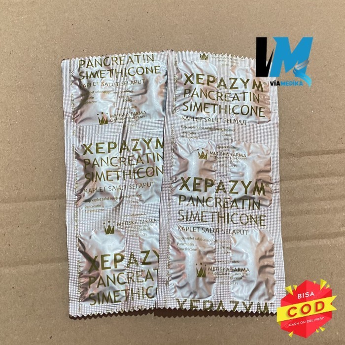 murah- xepazym pancreatin simethicone kaplet -ORI ✔️