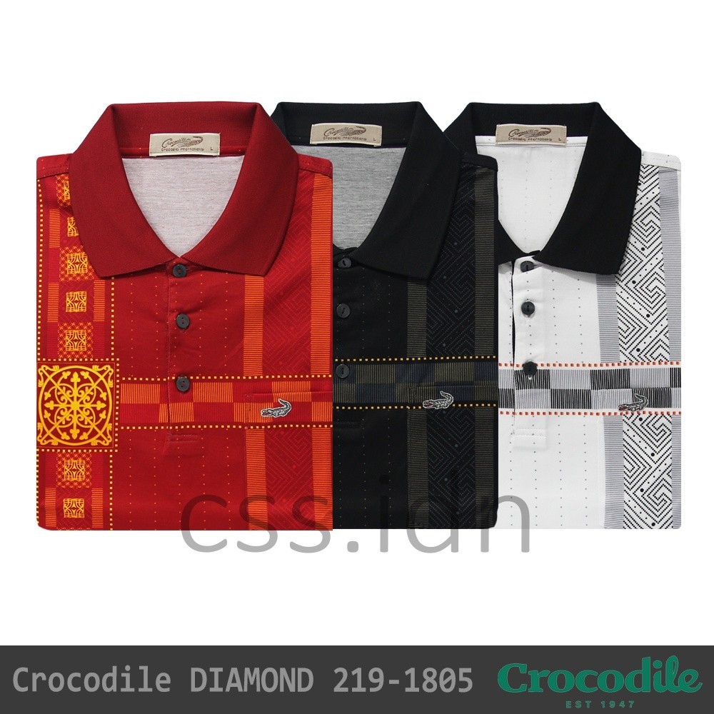 COD Kaos Kerah Pria Crocodile Diamond 219-1805