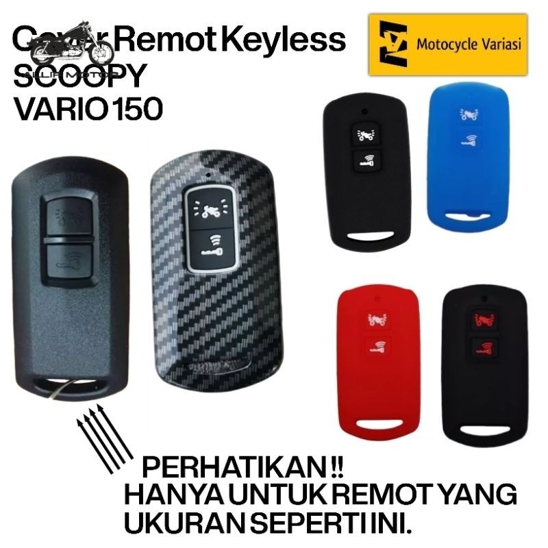 Cover Remot Scoopy 2021-2022 Cover Remot Vario 150 Keyless Sarung Remote Scoopy Allif Motor