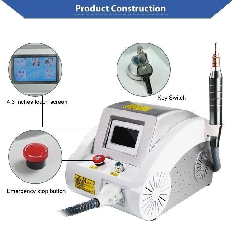 Alat Laser Picolaser / Laser Tatto Removal / Alat Penghilang Tatto ND YAG Alat Laser Picosecond