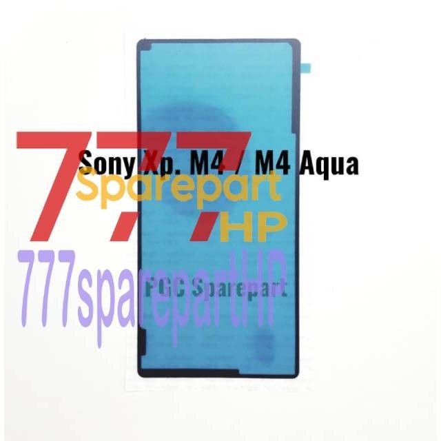 

Lem Adhesive Backdoor Sony Xperia M4 - M4 Aqua - E2303 E2312 Double Tape Back Cover Tutup Belakang - 777sparepartHP