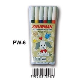 

SPIDOL SNOWMAN 6 Set WARNA WARNI PASTEL PW-6A MARKER PW6A MURAH AWET GROSIR ATK ECERAN SEKOLAH PW 6A ALAT TULIS GAMBAR KANTOR