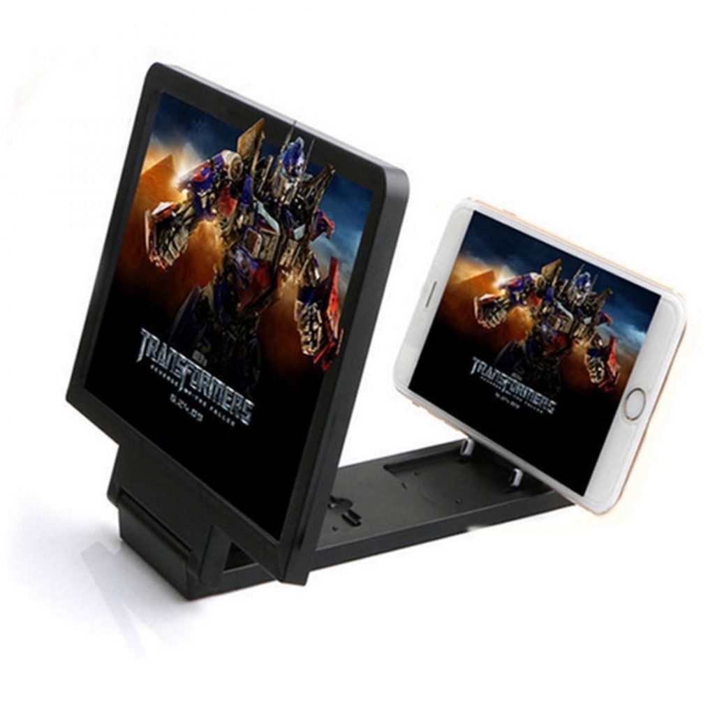 COD Alat Stand Holder Lensa Kaca Pembesar Zoom Layar HP Smartphone 3D Untuk Nonton Film Drakor Movie