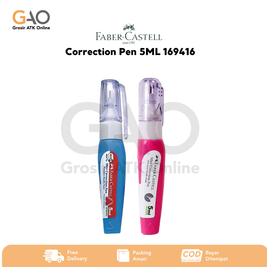 

Correction Pen Tipe-X Faber-Castell 5ML 169416
