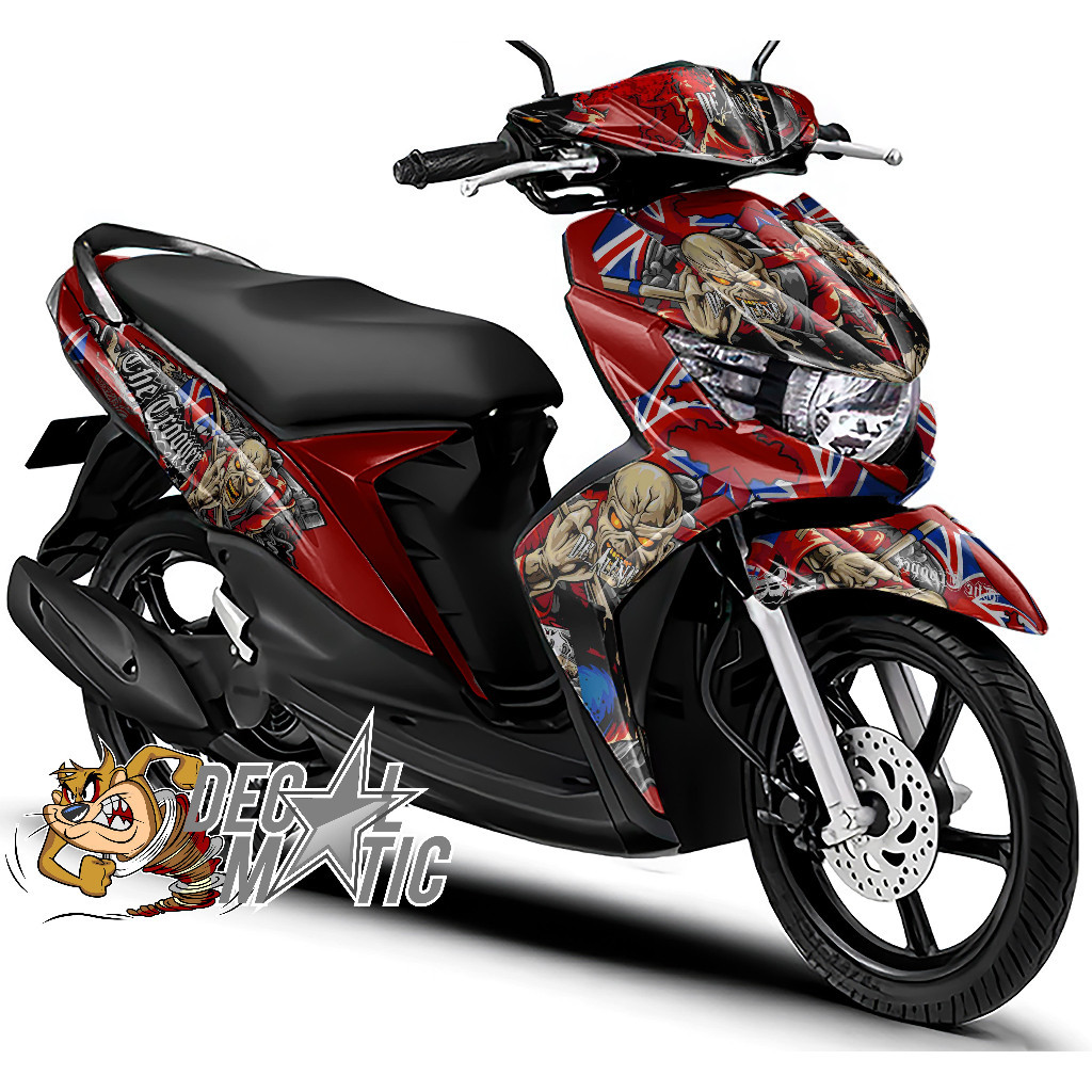 Stiker Motor Mio Soul Full Body Decal Soul GT 115 SOUL GT 125 Full Body  - Trooper