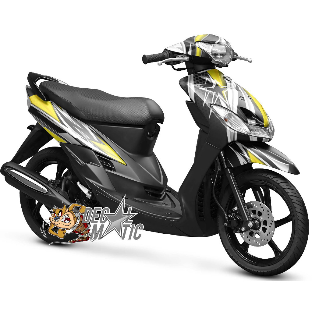 Decal Mio Smile Full Body Stiker Full Body Motor  yamaha Mio Sporty Smile Airbrush 1