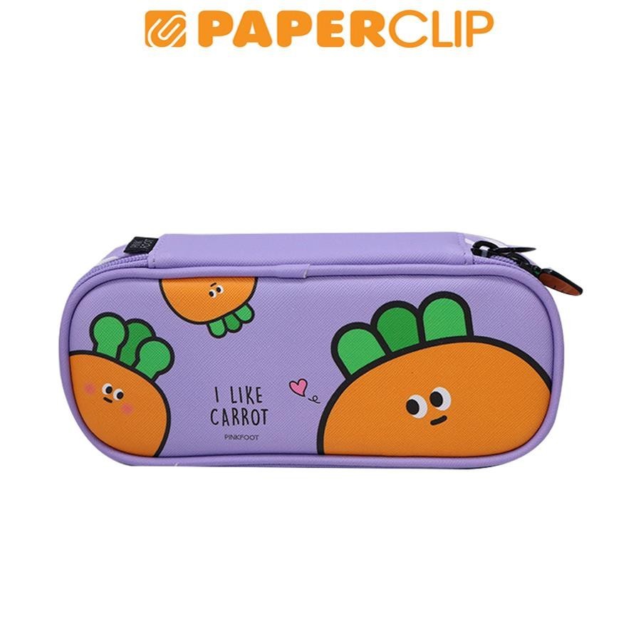 

TEMPAT PENSIL / PEN CASE KAIN PINKFOOT CARROT F28-751B