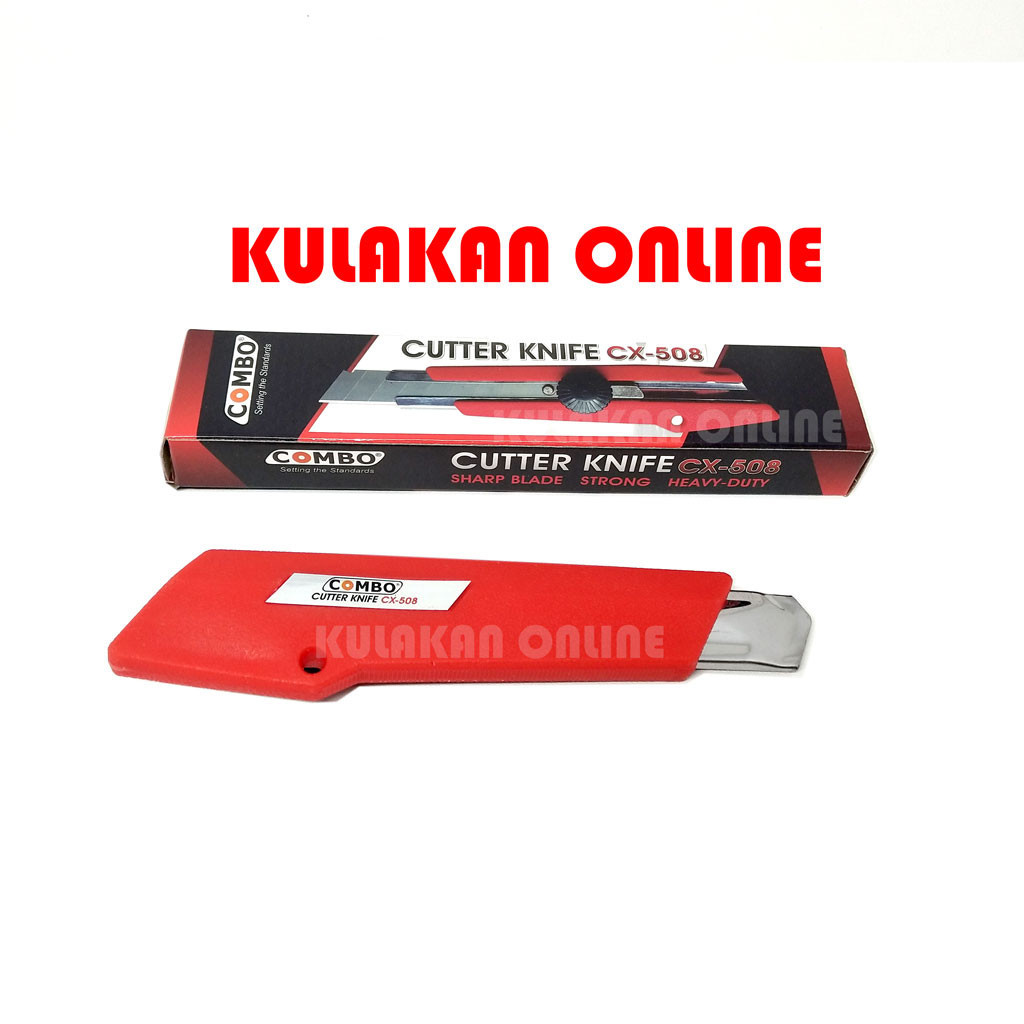 

Cutter Besar / Pisau Cutter / Kater Pemotong Kertas Besar CX 508 Combo