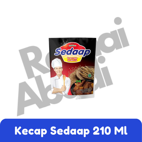 

KECAP MANIS SEDAAP KEMASAN REFILL 210ML | POUCH