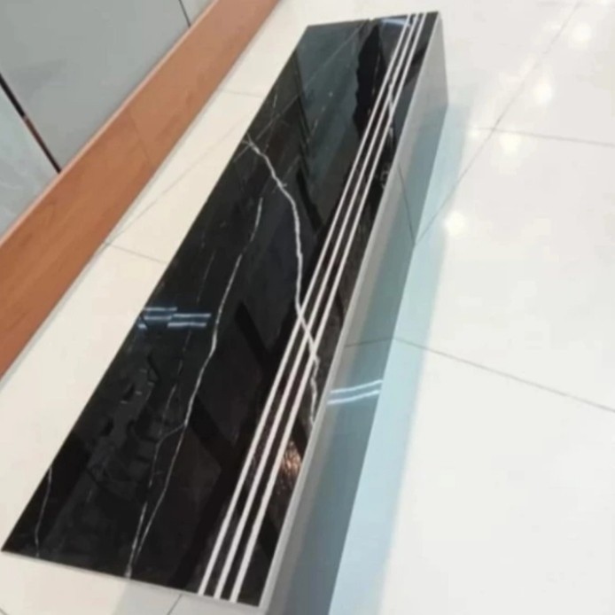 keramik granit anak tangga hitam motif marmer 30x80 30x90 30x100