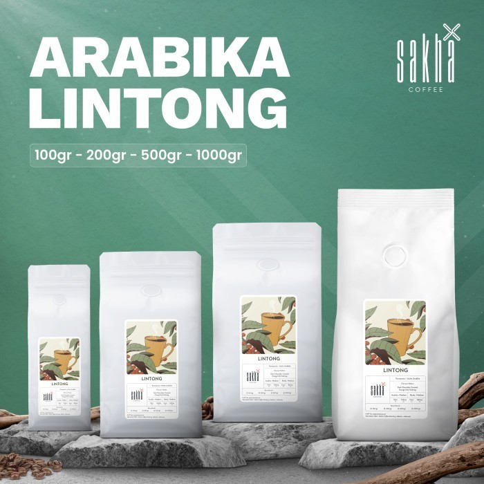 

[Coffee New] Kopi Arabika Lintong Sumatra Arabica Coffee Beans Espresso Biji Bubuk - 100 gram, Bubuk Halus