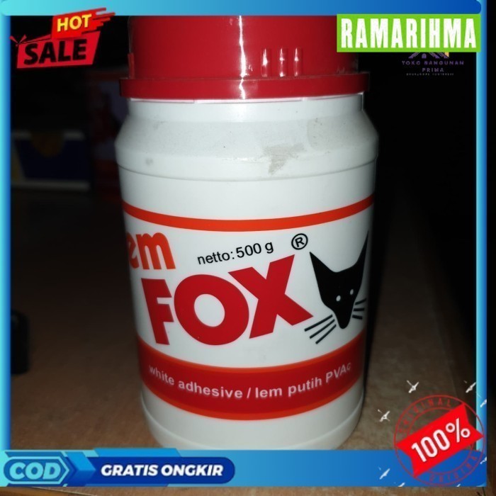 

Lem serba guna Fox Putih 500 Gram
