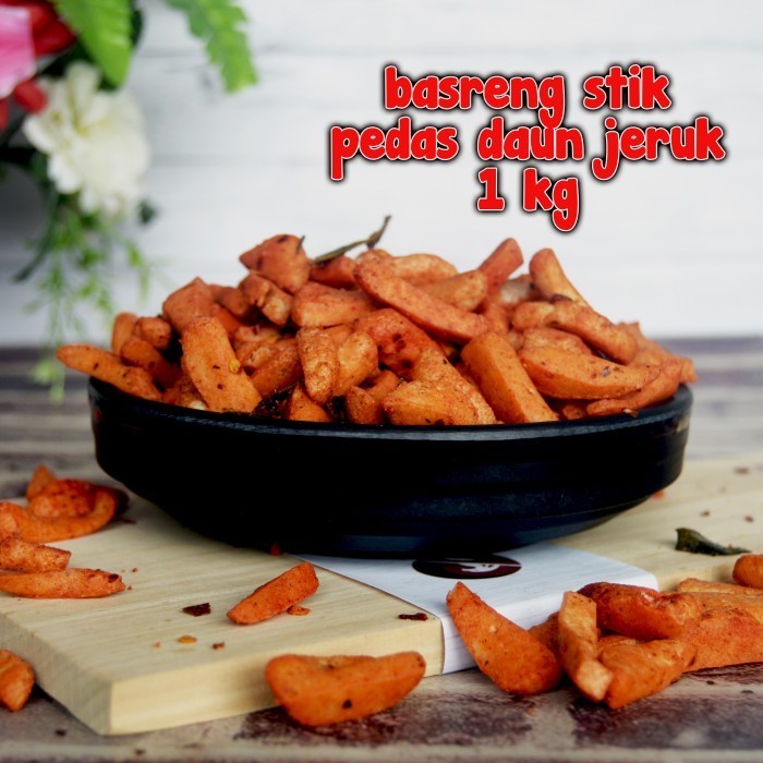 

New BASRENG STIK PEDAS DAUN JERUK 1 KG CABE ASLI AFIF JAYA CEMILAN