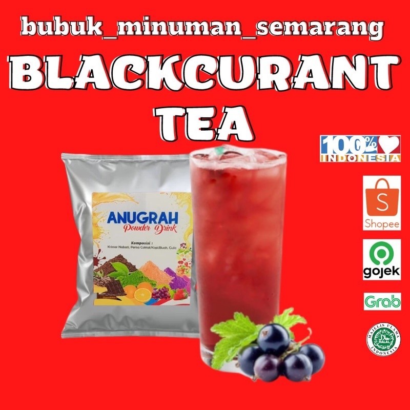 

Bubuk Minuman Blackcurant Tea blackcuant Tea 1kgGratis Ongkir & COD
