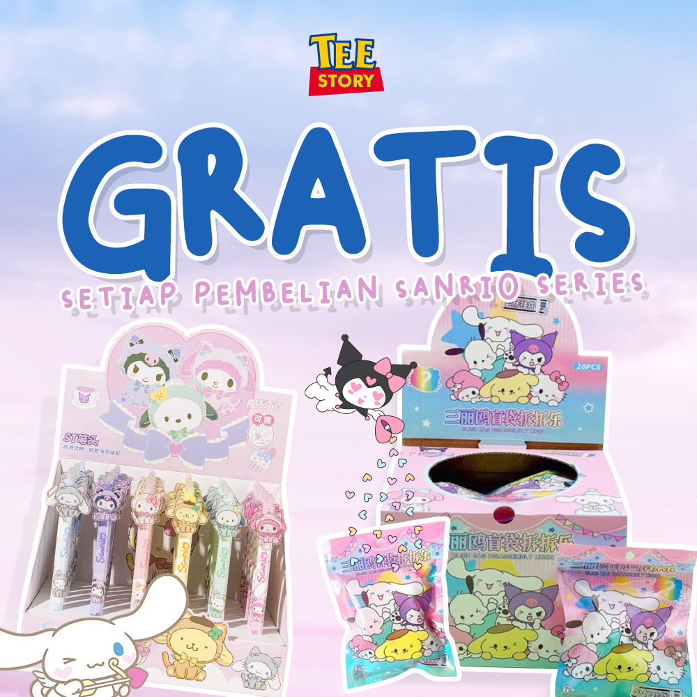 

Koleksi Hadiah Gratis Bolpen Dan Blind Box Kuromi Lucu Setiap Pembelian Sanrio Series Di Teestory