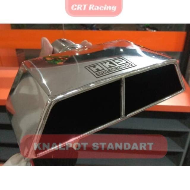 Knalpot Mobil Suos Hks Trapesium CRT ORIGINAL