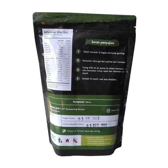 

Classica2106 Menu Nasi Putih Makanan Hiking H-Eat 200 Gr 3 Porsi