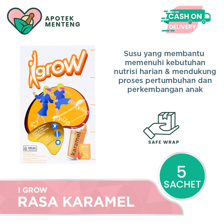 

I Grow Karamel 5 Sachet - Susu Pertumbuhan Anak