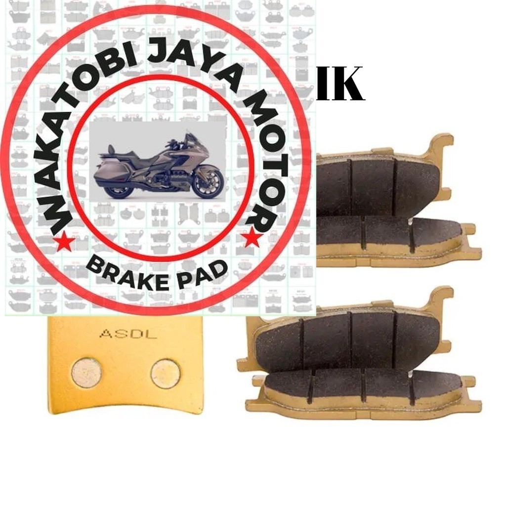 Kampas Rem Brake pad Motor Yamaha XJ900 XJ 900S XJ900S XJ 900 S 900 1995-2003 Keramik fiber