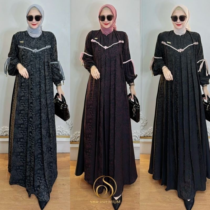 COD / HIKMA DRESS ori by SBR PREMIUM (MD)