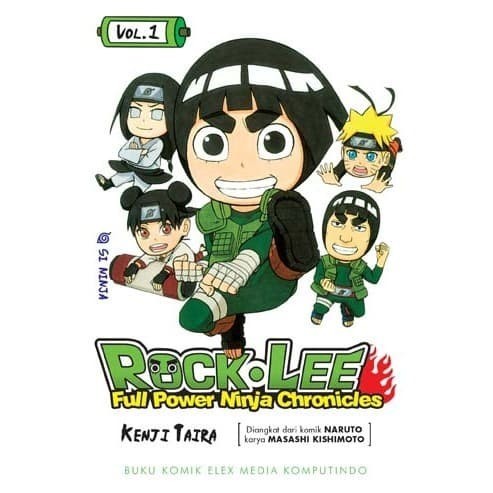 Komik Rock Lee - Full Power Ninja Chronicles Vol.1 Segel -YY41