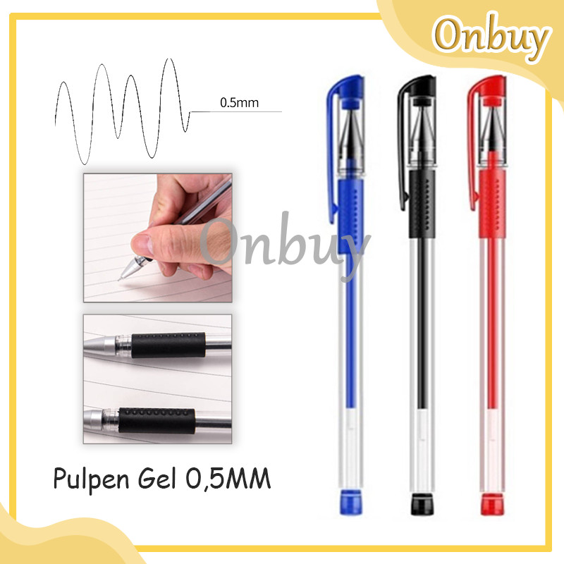 

Pulpen Gel 0.5mm Bolpen Standard Pena Pen Alat Tulis Gel Tebal 0.5 MM Pena Cair Pulpen Sekolah Kantor Mata Pena Standard Pulpen Gel 0,5MM