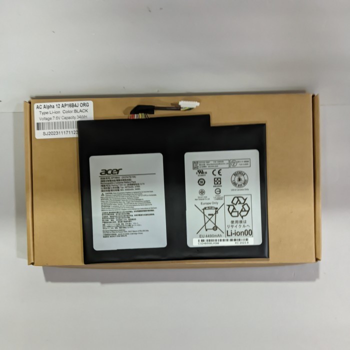 baterai acer Aspire Switch Alpha 12 SA5-271 N16P3 N17P5 AP16B4J SW512