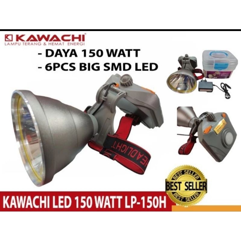 PROMO RAMADHAN SALE Headlamp senter kepala Kawachi LP -150h 150 watt