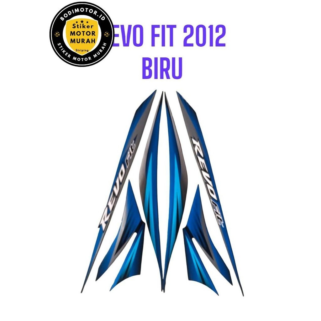 STIKER STRIPING LIS BODY MOTOR REVO FIT 2012