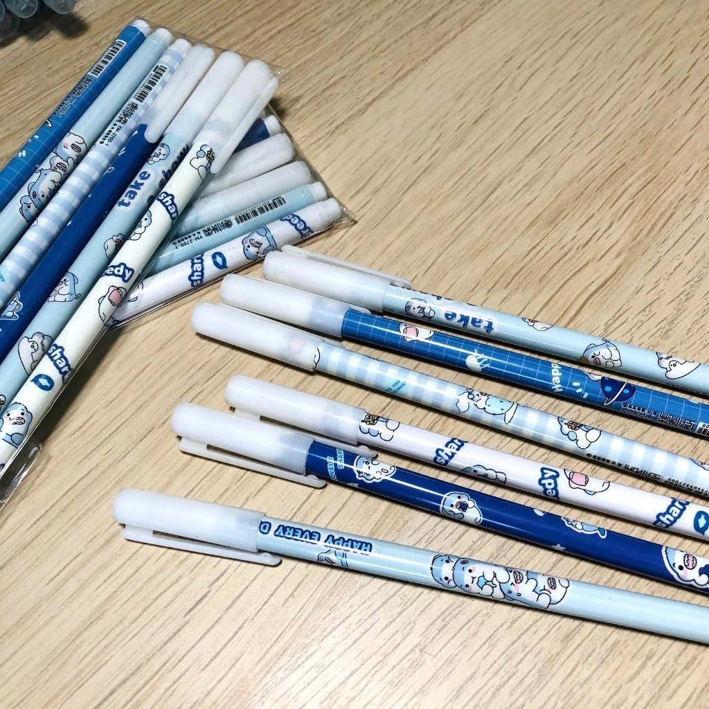 

6pcs Pena Gel Pulpen Slim Pulpen Pen Tinta Hitam Jarum GoK-ST0577