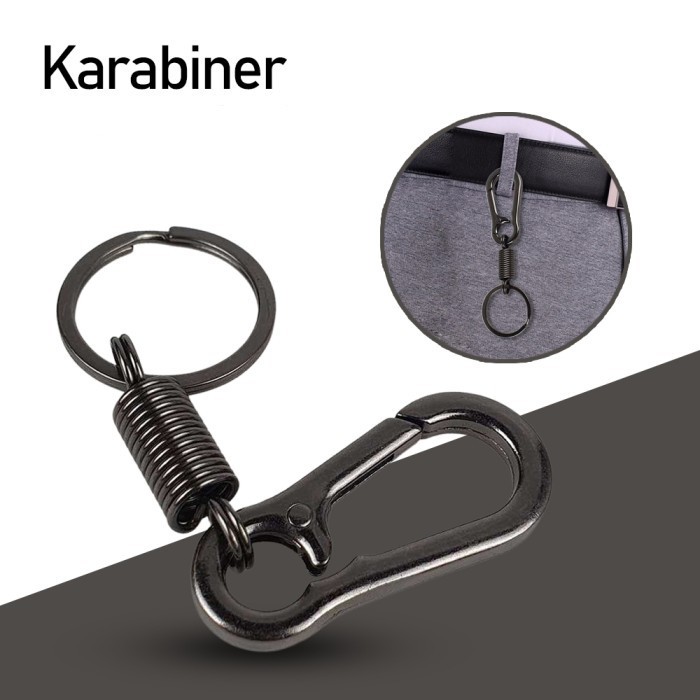Carabiner Per Spring Carabiner Keychain Stainless Steel