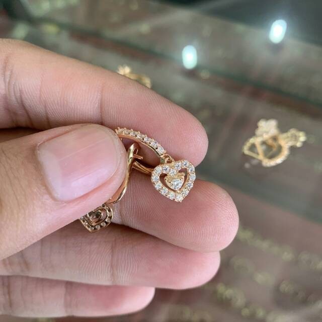 Banyak motif ya. Anting jepit giwang anak dan dewasa e asli  700 70 16k 22 surabaya permata kupu bun