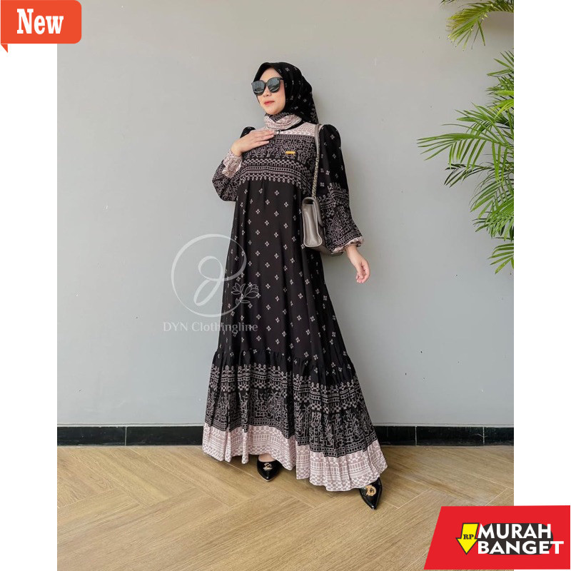 Gamis pesta- GAMIS SAFIYYA JUMBO SET HIJAB GAMIS RAYON DIAMOND ETNIKPREMIUM SET