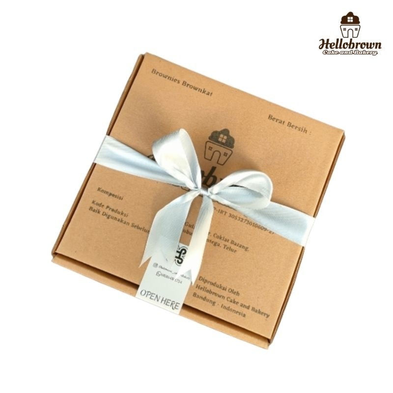 

Brownies Brownkat Regular (Gratis Pita dan Kartu Ucapan)/ IEd Mubarak