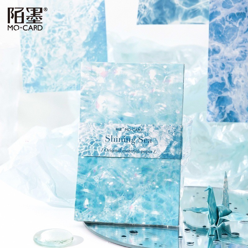 

[Gongjin]30 Lembar Original Material Paper OP Kertas Deco Dekorasi Scrapbook DIY Bujo
