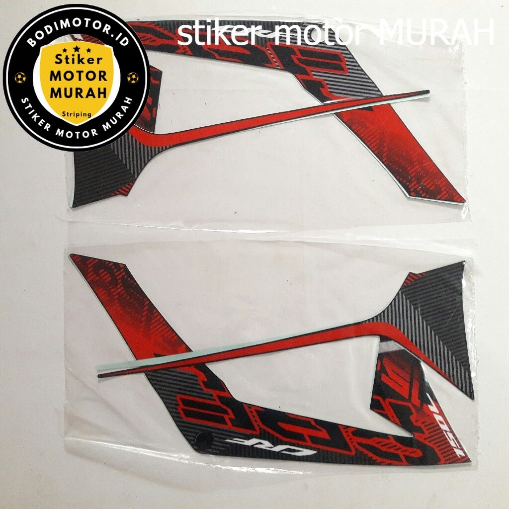 Original Asli Striping Stiker Polet Sepeda Motor List honda CRF 150L 2019 2020 2021 2022 Full Hitam 