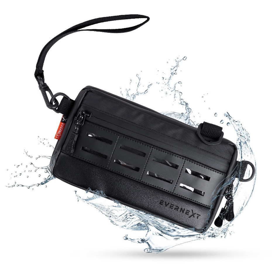 Tas Selempang HP Multifungsi 3in1 Hanging Wallet Clutch Pouch Hand Bag Pria Waterproof